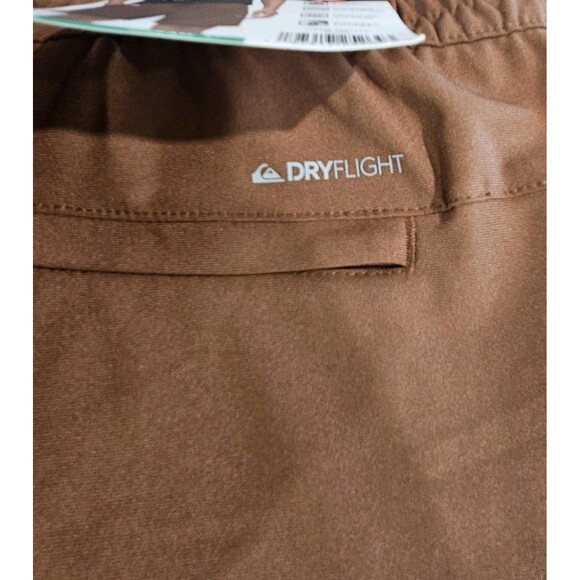 QuicksilverMen's Shorts /Size XL/ Brown / 4-Way Stretch & Moisture Wicking /New‎ - Picture 12 of 12